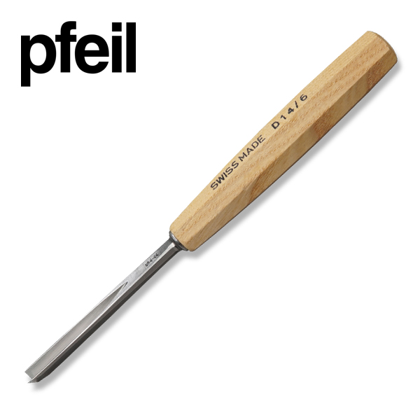 D형 55도 환삼각도 조각도 D14-6 페일/Pfeil